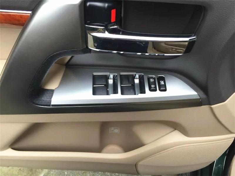 Toyota Land Cruiser J200 Chrom Abdeckung Fenster Heber Schalter Taster Rahmen