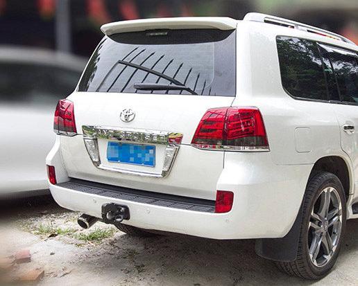 Toyota Land Cruiser J200 Edelstahl Auspuff Blende Endrohr Schalldämpfer Abdeckung