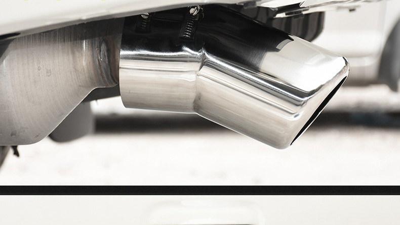 Toyota Land Cruiser J200 Edelstahl Auspuff Blende Endrohr Schalldämpfer Abdeckung