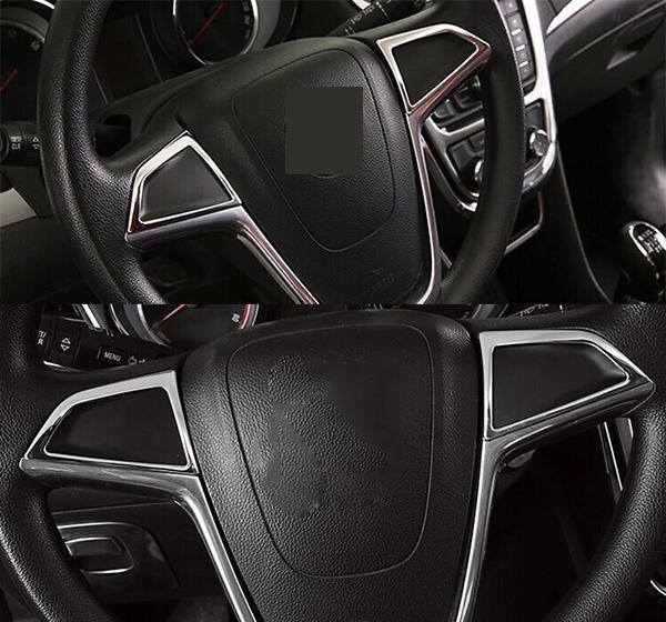 Opel Mokka Chrom Lenkradbezug Lenkradhülle Abdeckung Rahmen