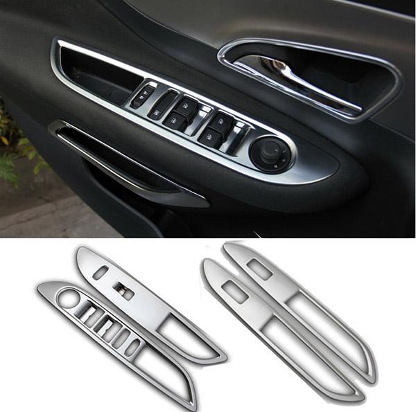 Opel Mokka Chrom Abdeckung Fenster Heber Schalter Taster Rahmen