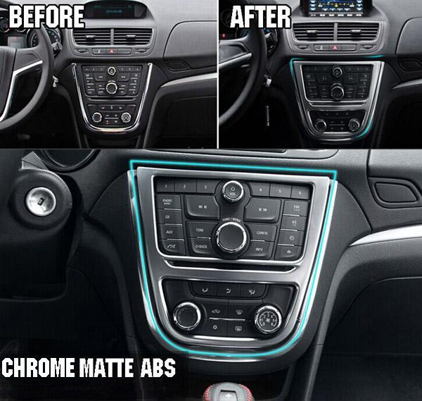 Opel Mokka Chrom Mittelkonsole Armaturenbrett Rahmen Abdeckung