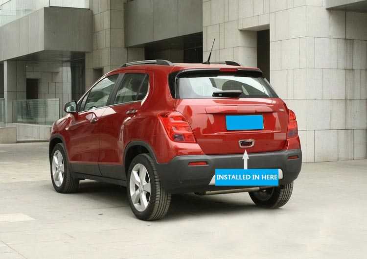 Opel Mokka Chrom Heckklappe Kofferraum Griff Abdeckung Rahmen