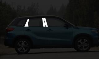 Suzuki Vitara 4 LY Chrom Türzierleisten B Säule Türsäule Abdeckung