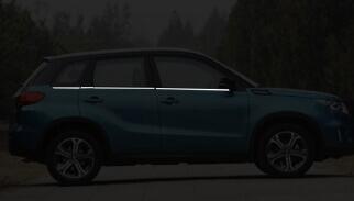 Suzuki Vitara 4 LY Chrom Türzierleisten B Säule Türsäule Abdeckung