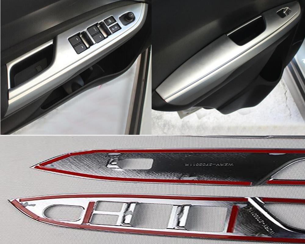 Suzuki Vitara 4 LY Chrom Abdeckung Fenster Heber Schalter Taster Rahmen