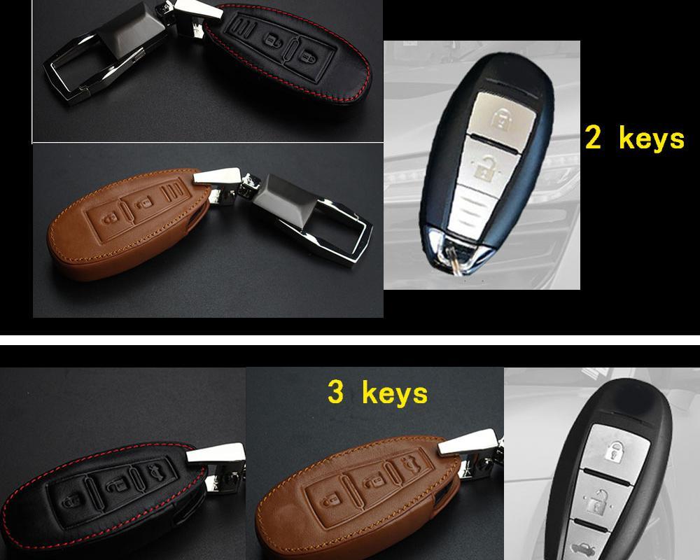 Suzuki Vitara 4 LY Leder Auto Schlüssel Schutz Hülle Etui