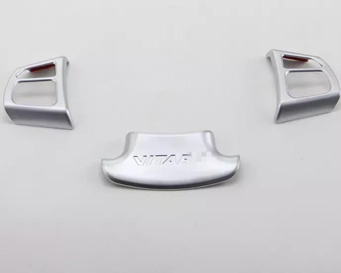 Suzuki Vitara 4 LY Chrom Lenkradbezug Lenkradhülle Abdeckung Rahmen