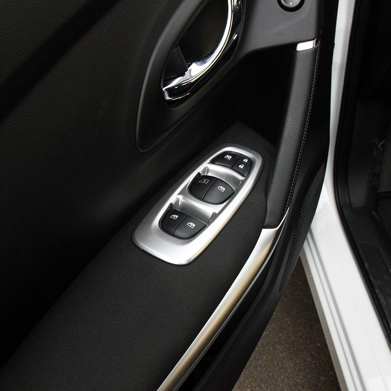 Renault Kadjar Chrom Fenster Heber Schalter Taster Abdeckung Rahmen