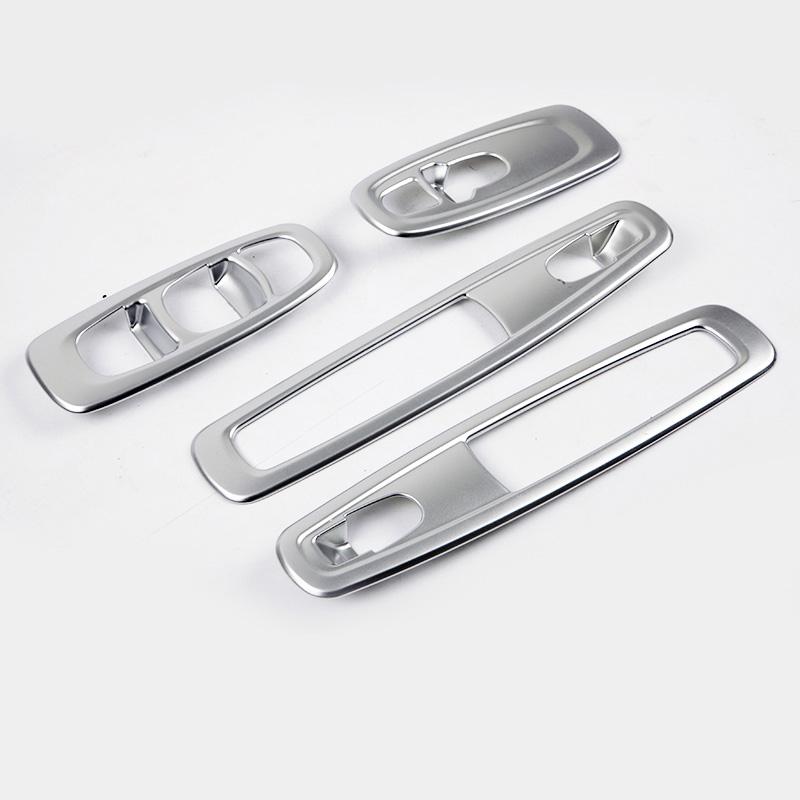 Renault Kadjar Chrom Fenster Heber Schalter Taster Abdeckung Rahmen