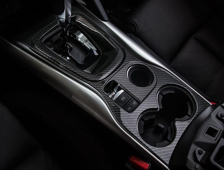 Renault Kadjar Chrom Carbon Schaltehebel Getriebe Getränke Halter Abdeckung
