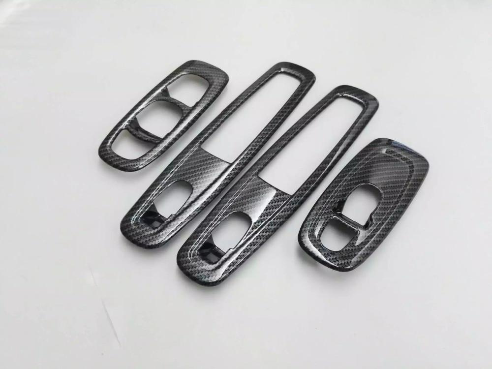 Renault Kadjar Carbon Fenster Heber Schalter Taster Abdeckung Rahmen