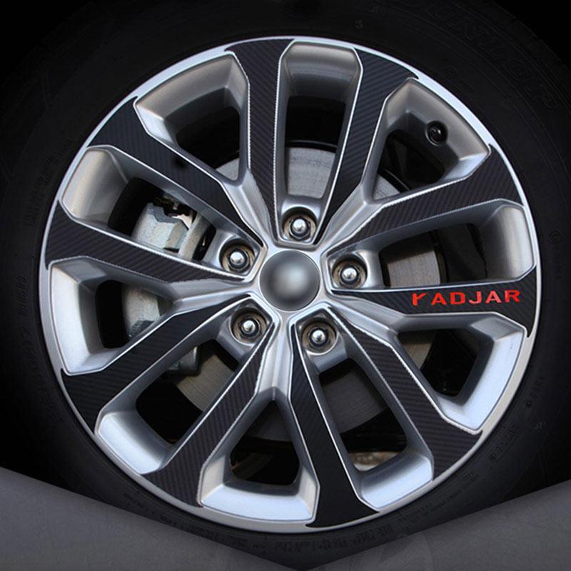 Renault Kadjar Carbon Imitation Felgen Aufkleber Etikett