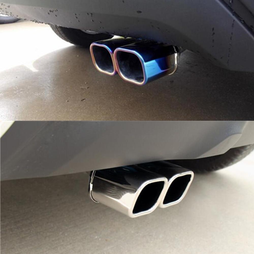 Renault Captur Edelstahl Auspuff Blende Endrohr Schalldämpfer Abdeckung