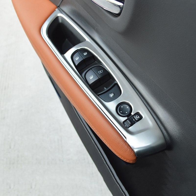 Renault Koleos HC Chrom Fenster Heber Schalter Taster Abdeckung Rahmen
