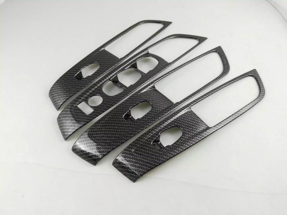 Renault Koleos HC Carbon Fenster Heber Schalter Taster Abdeckung Rahmen