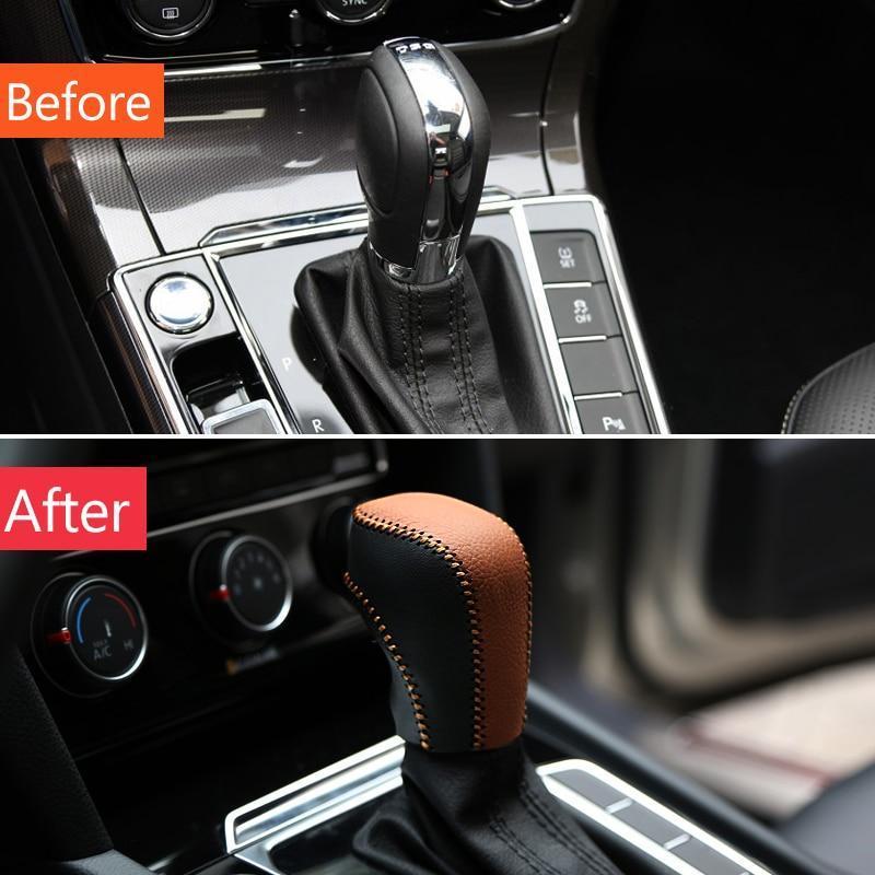 Volkswagen Leder Schaltknauf Schalthebel Abdeckung für Automatik