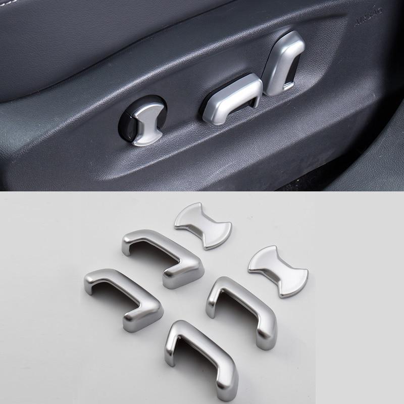 VW Tiguan MQB Chrom Autositz Einstellung Knopf Schalter Abdeckung