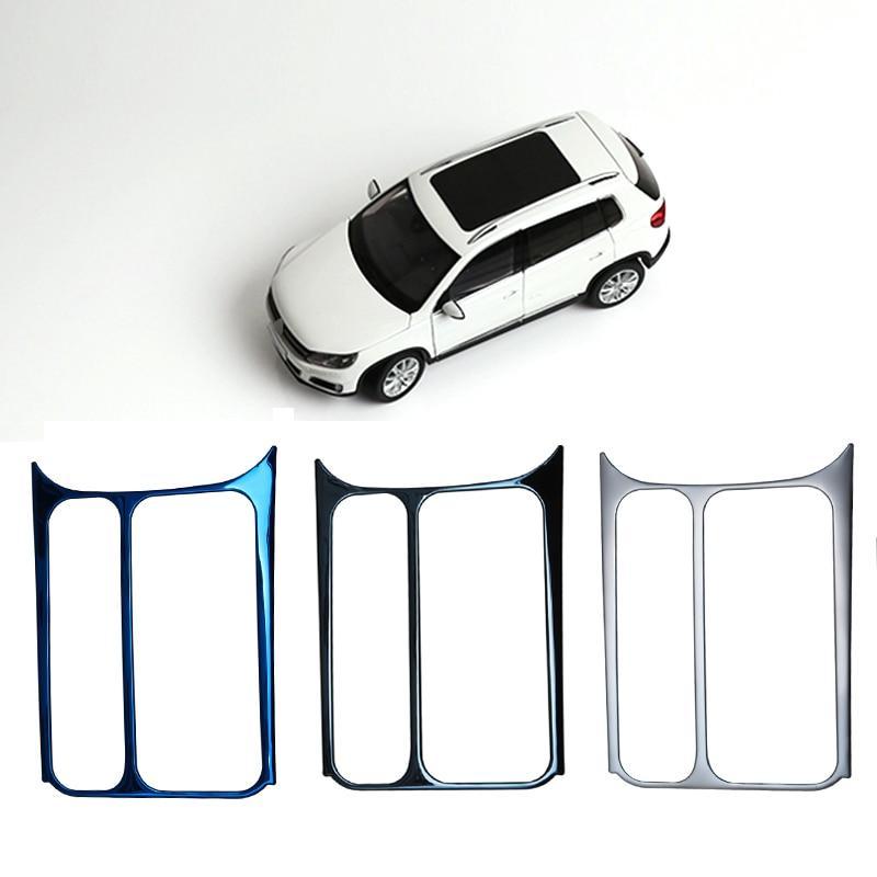 VW Tiguan PQ35 Edelstahl Ablagekasten Getränke Becher Wasser Halter Abdeckung Rahmen