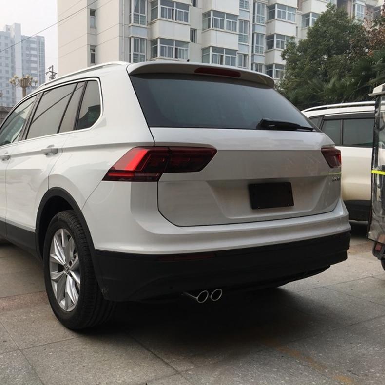 VW Tiguan MQB Edelstahl Auspuff Blende Endrohr Schalldämpfer Abdeckung
