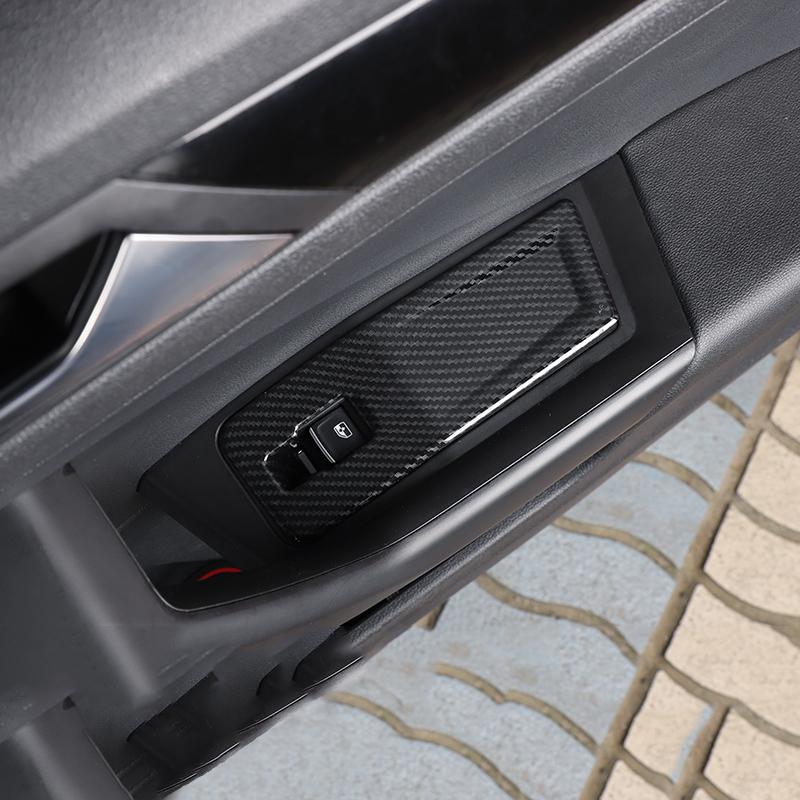 VW T-Roc MQB Chrom Carbon Fenster Heber Schalter Taster Abdeckung Rahmen