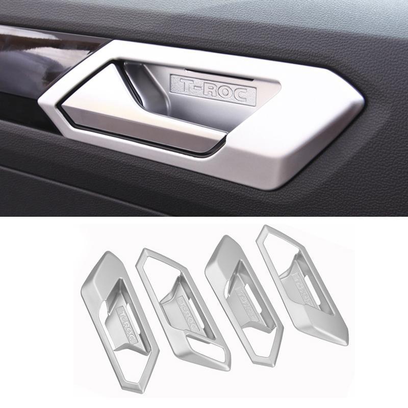VW T-Roc MQB Chrom Carbon Türgriff Innen Blende Rahmen Abdeckung