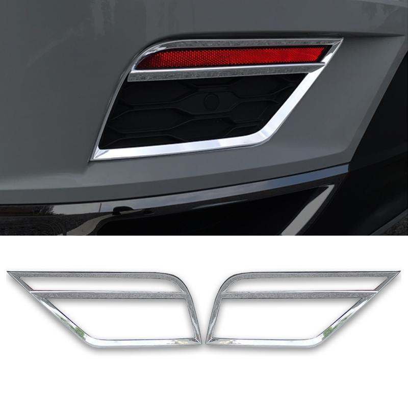 VW T-Roc MQB Chrom Nebelscheinwerfer Abdeckung Rahmen Licht Hinten