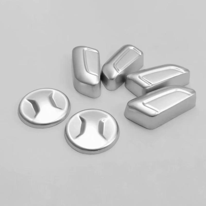 VW T-Roc MQB Chrom Carbon Autositz Einstellung Schalter Knopf Abdeckung