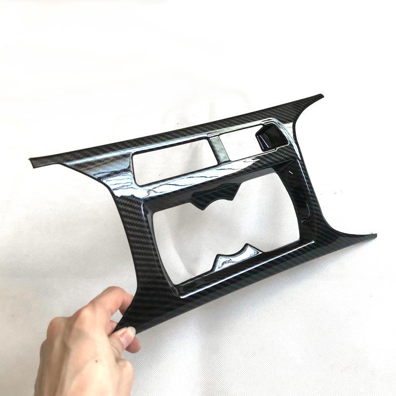 VW T-Roc MQB Chrom Carbon Ablagekasten Getränke Becher Wasser Halter Abdeckung