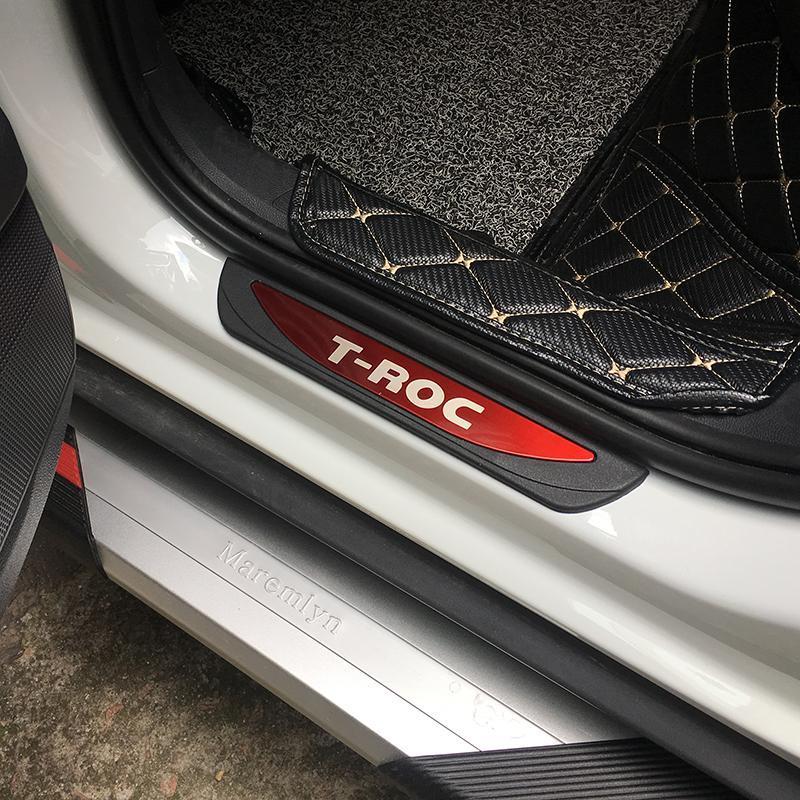 VW T-Roc MQB Rot Einstiegs Leisten Tür Schweller Auflage Abdeckung