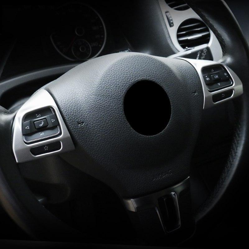 VW Sharan 7N Chrom Lenkradbezug Lenkradhülle Abdeckung Rahmen