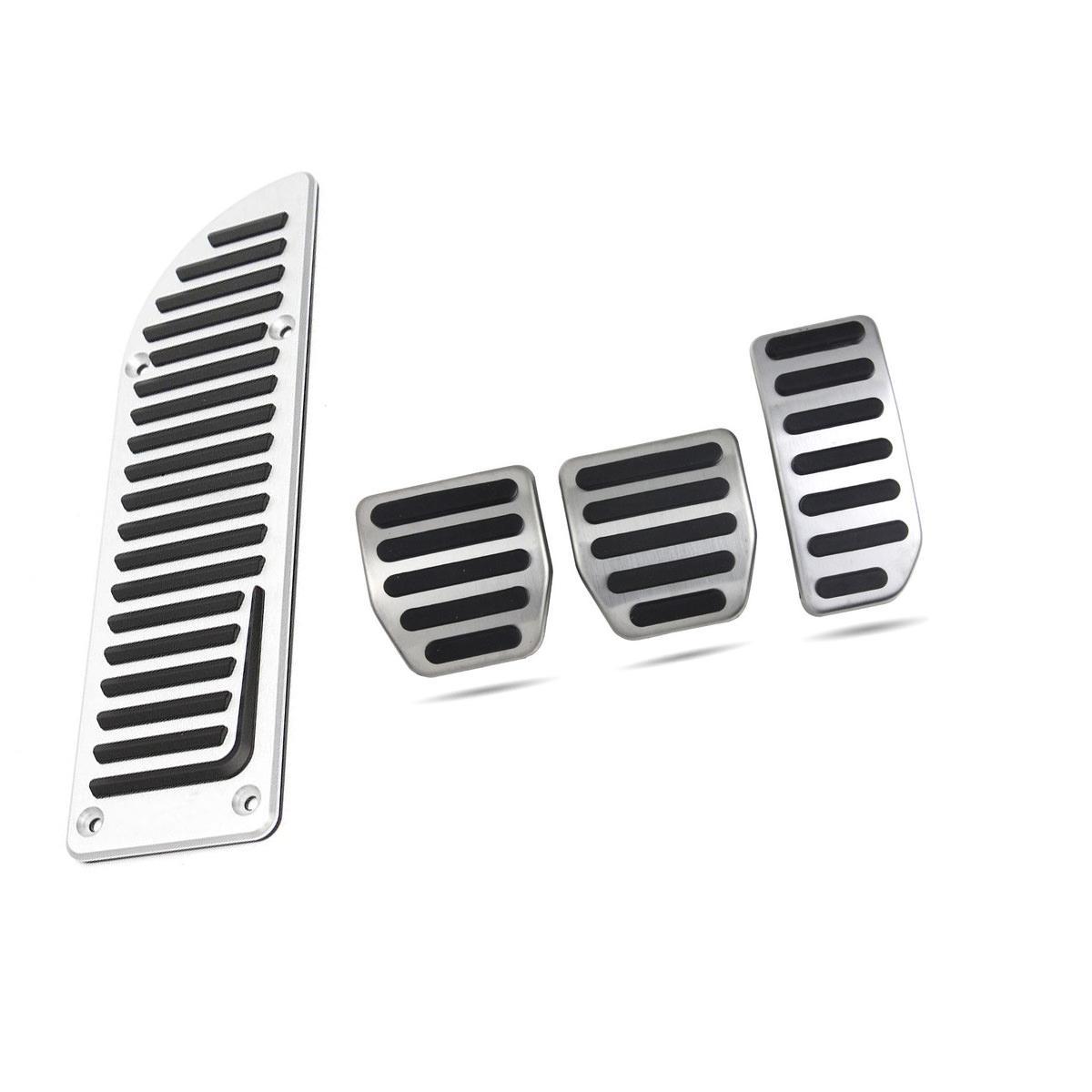 Volvo XC60 P3 Edelstahl Pedal Auflagen Kappen Gaspedal Kupplung Bremse Fußstütze