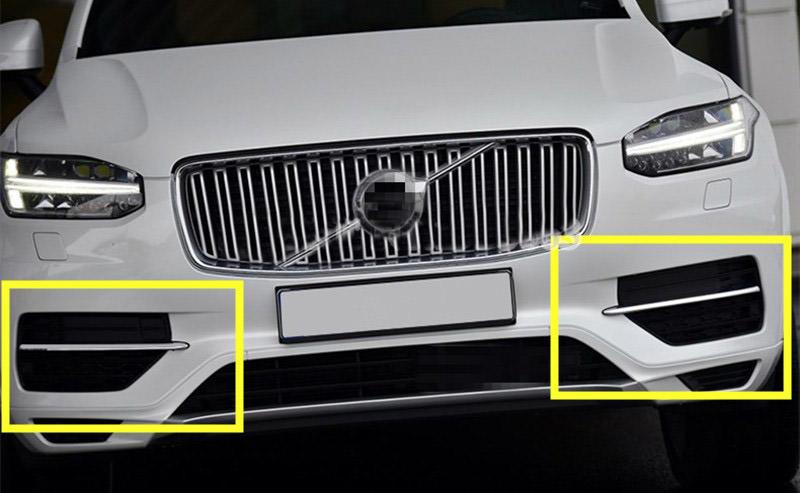 Volvo XC90 SPA Chrom Vorderlicht Scheinwerfer Leuchte Licht Vorne Abdeckung