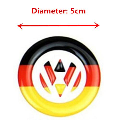 VW Aufkleber Logo Etikett für Lenkrad Kühlergrill Kofferraum