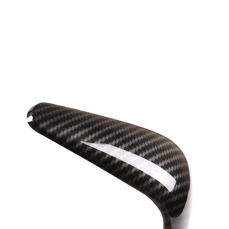 Geeignet für Audi A6/A6L/A7 2015-2018 Schaltknauf Abdeckung Carbonfaser-Optik