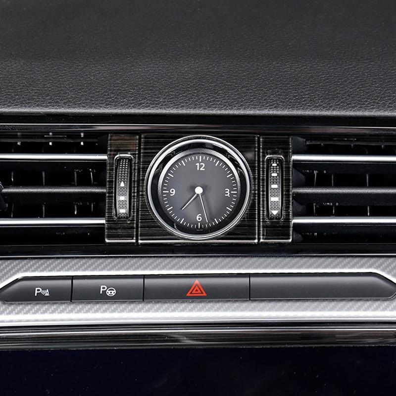 VW Passat B8 Edelstahl Armaturenbrett Uhr Luftdüsen Lüftung Abdeckung