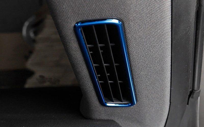 VW Passat B8 Edelstahl Vorne Innenraum Luftdüsen Lüftung Abdeckung Rahmen