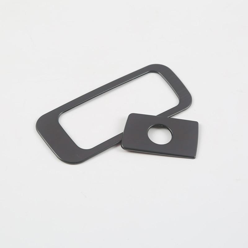 VW Passat B8 Edelstahl Griff Hebel Handschuh Fach Kasten Abdeckung Rahmen