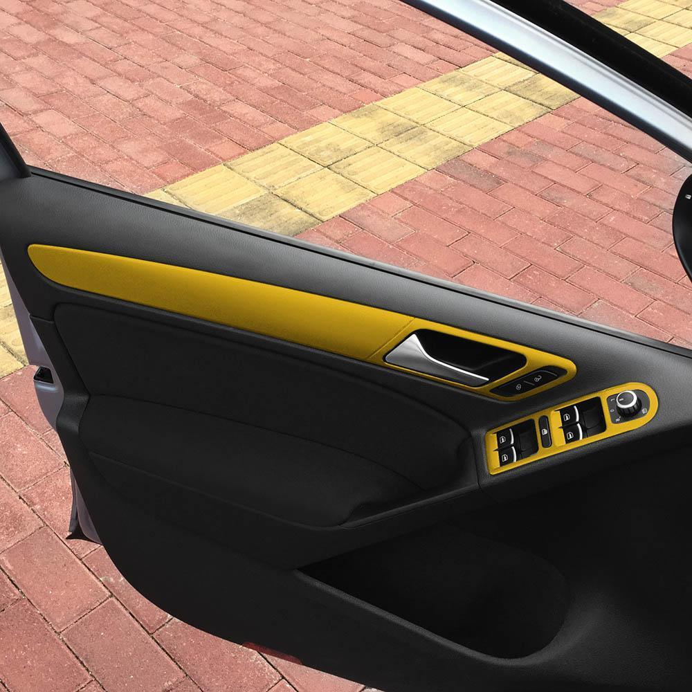 VW Golf 6 Türgriff Schalen Tür Fenster Heber Schalter Aufkleber Etikett