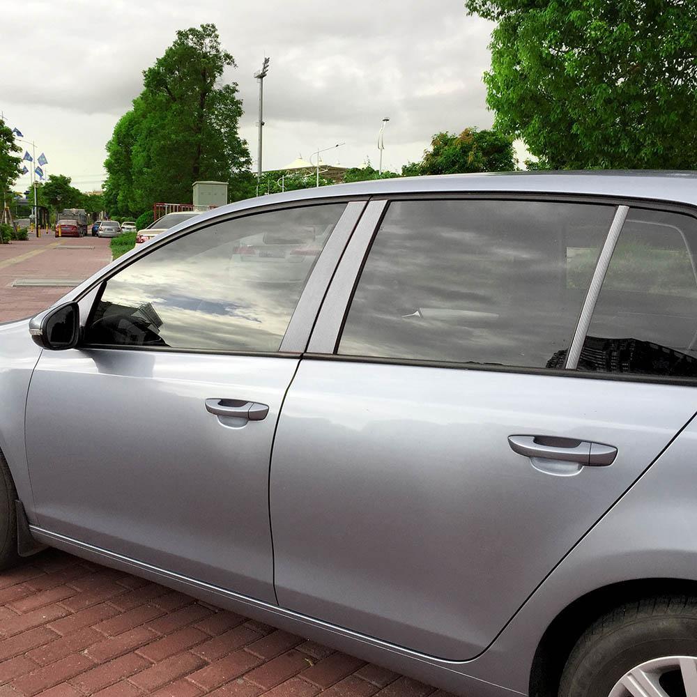 VW Golf 6 Türzierleisten A + B + C Säule Türsäule Aufkleber Etikett