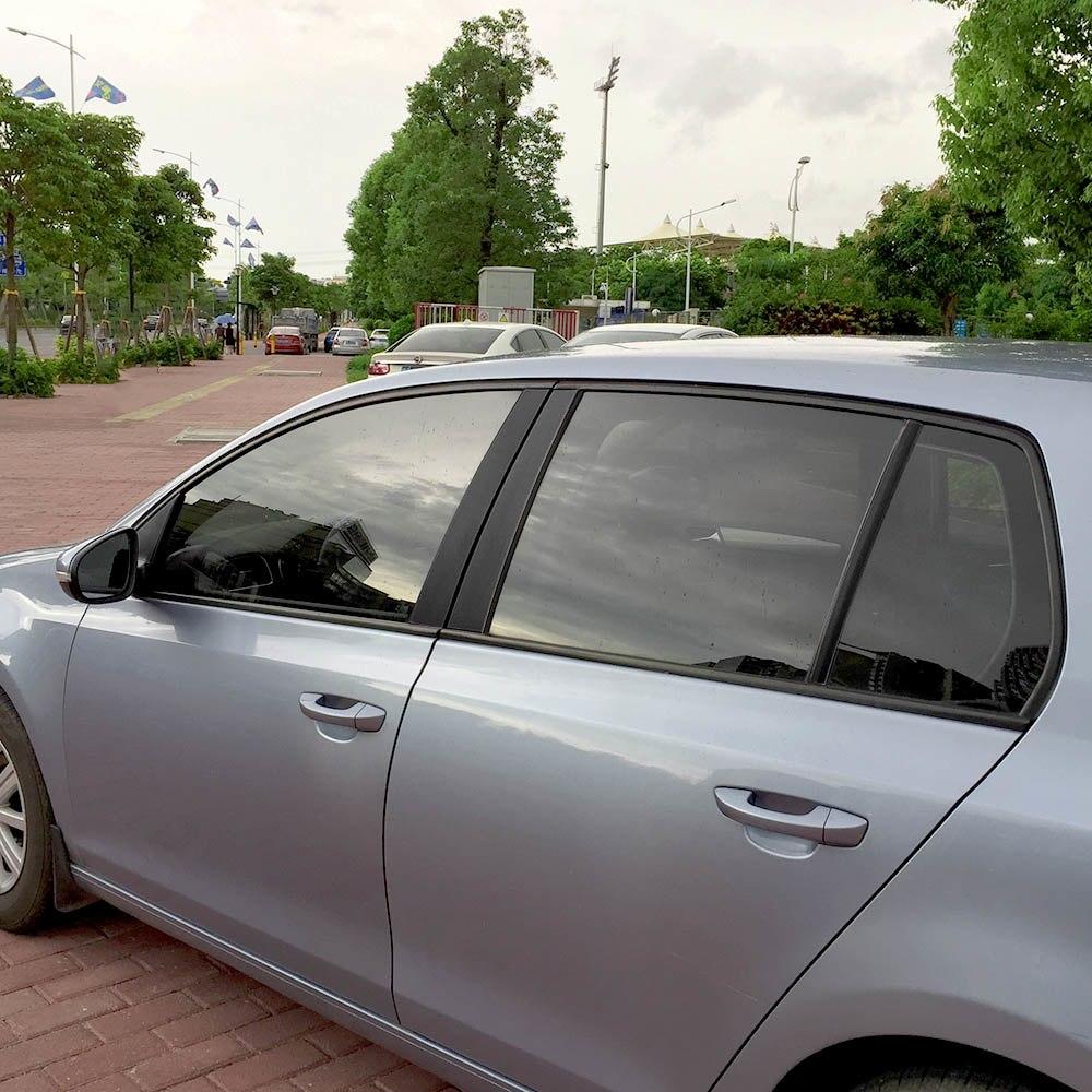 VW Golf 6 Türzierleisten A + B + C Säule Türsäule Aufkleber Etikett