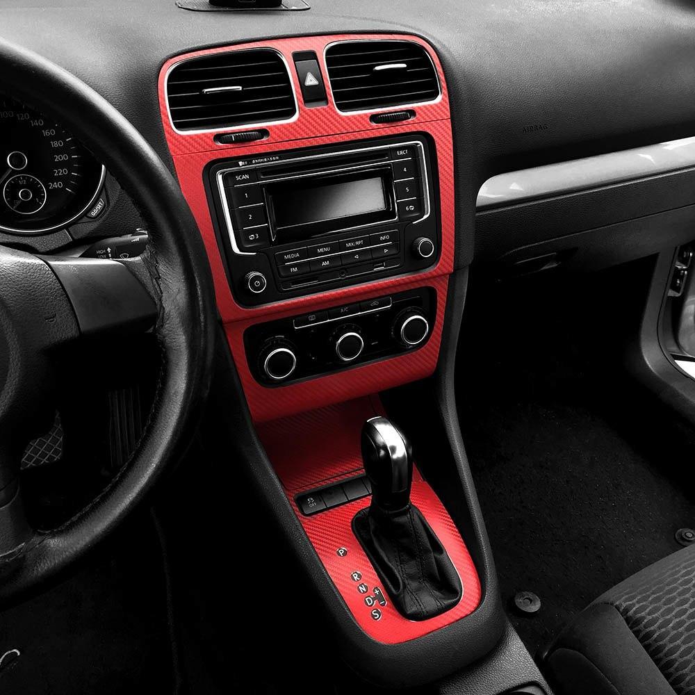 VW Golf 6 Mittelkonsole Armaturenbrett Luftdüsen Lüftungsgitter Schaltehebel Getriebe Gehäuse Aufkleber Etikett