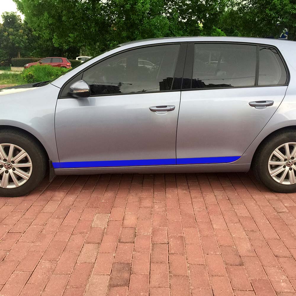 VW Golf 6 Zierleisten Seitenzierleisten Türleisten Aufkleber Etikett