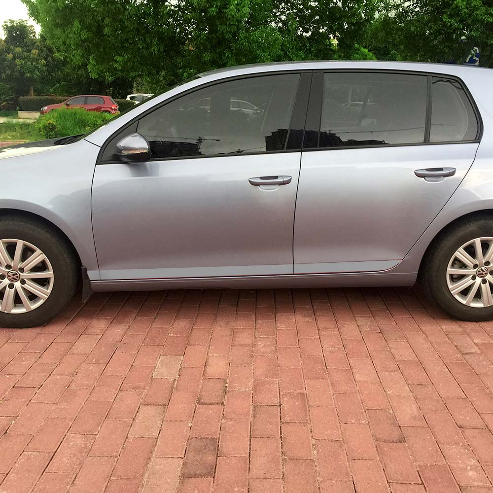 VW Golf 6 Zierleisten Seitenzierleisten Türleisten Aufkleber Etikett