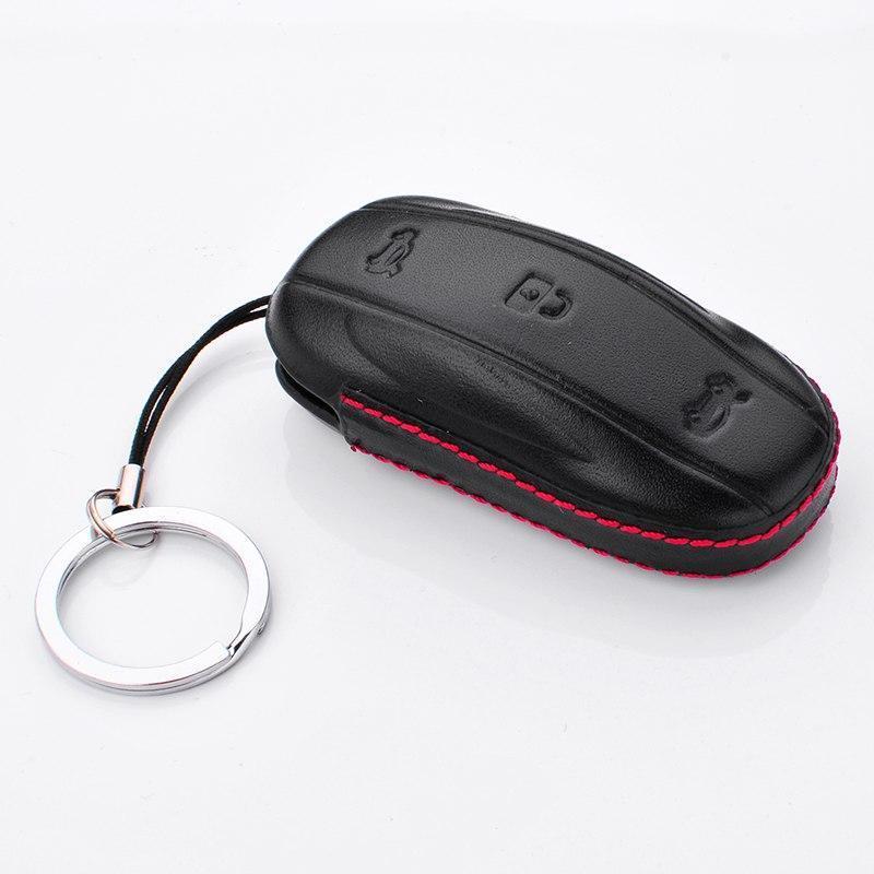 Tesla Model S / X Leder Schlüssel Schutz Hülle Etui