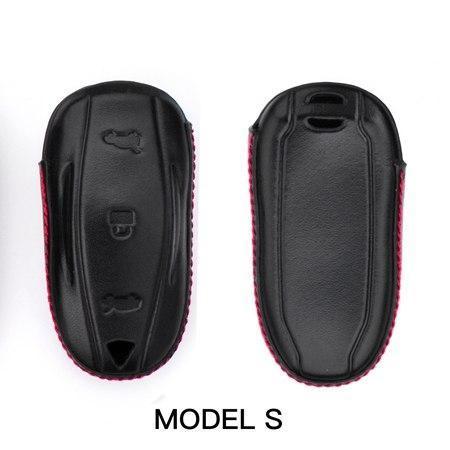 Tesla Model S / X Leder Schlüssel Schutz Hülle Etui