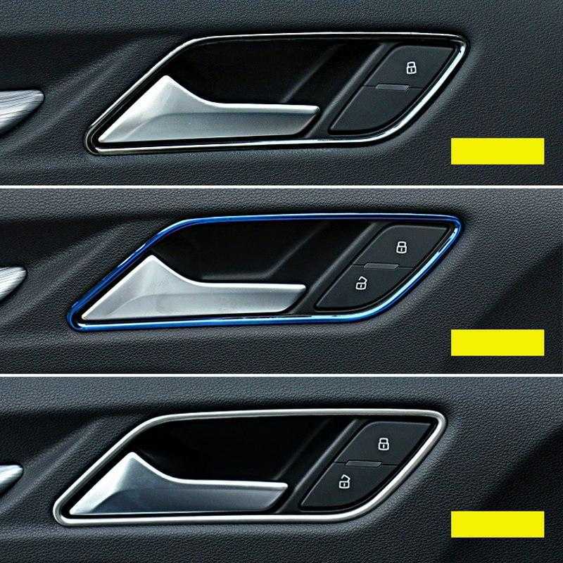 Audi A3 8V Chrom Türgriff Schalen Tür Abdeckung Rahmen Blende