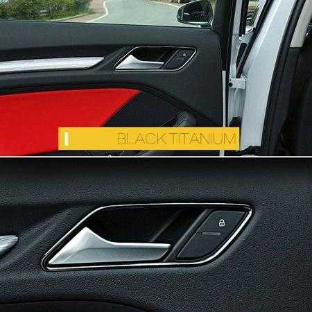 Audi A3 8V Chrom Türgriff Schalen Tür Abdeckung Rahmen Blende