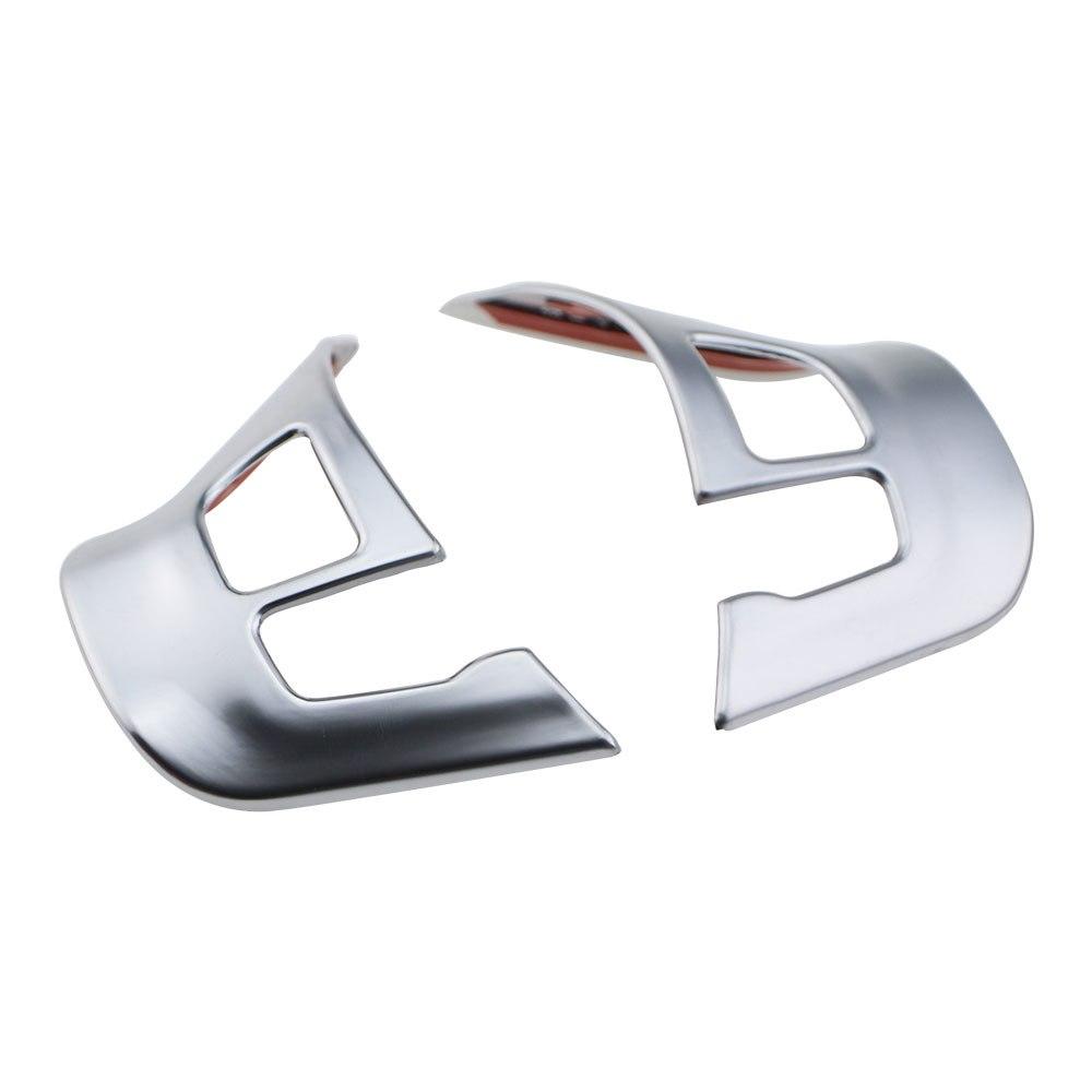 Peugeot 208 / 2008 Chrom Lenkradbezug Lenkradhülle Abdeckung Rahmen