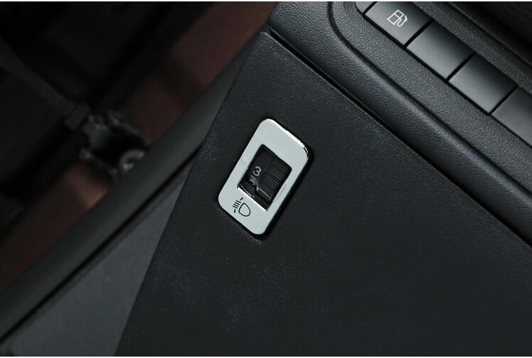 Peugeot 208 / 2008 / 3008 Chrom Licht Schalter Abdeckung Rahmen